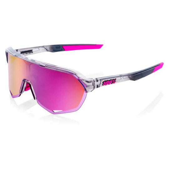 【送料無料】100％/ワンハンドレッド/サングラス/60005-00017/S3/Polished Translucent Grey Purple Multilayer Mirror Lens