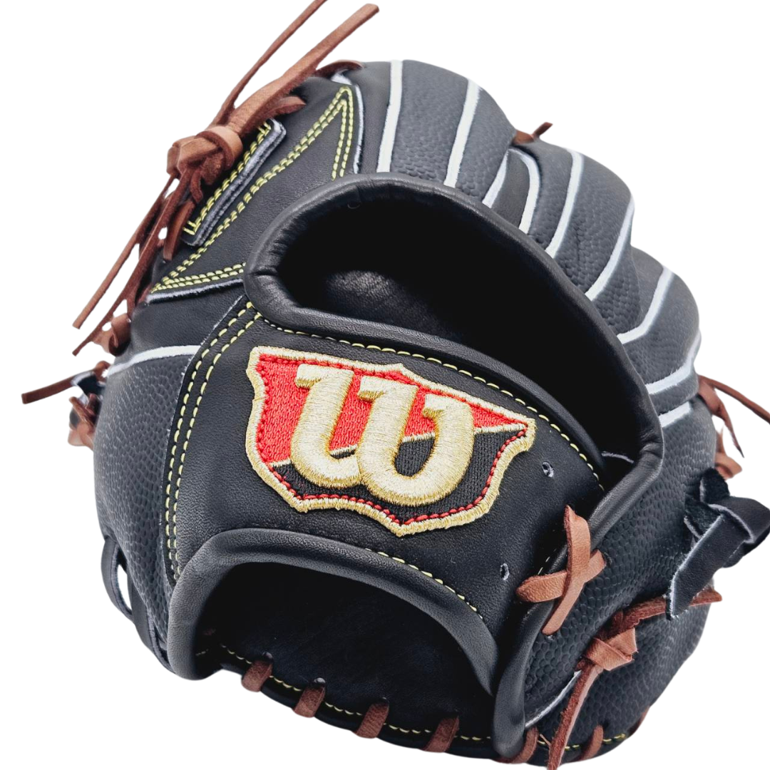 Wilson 硬式グローブ ブラック ウィルソン】硬式グラブ/送料無料/WBW101080/左投げ/外野手/ブラックSS