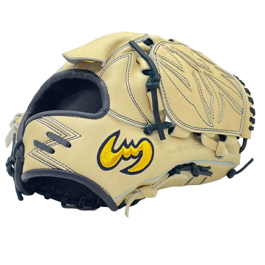 【ジームス】限定軟式一般グラブ/送料無料/ZKG-PB/右投げ/投手用/キャメル/ネイビー/カラーグラブ/野球/グローブ/ミット