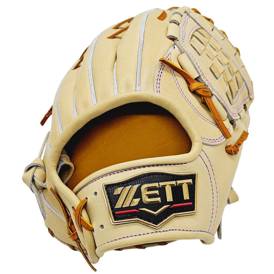 【ゼット】硬式グラブ/遊撃手・二塁手用/送料無料/BPROG566S/右投げ/パステルブラウン/3236/高校/野球対応/野球/グローブ/ミット