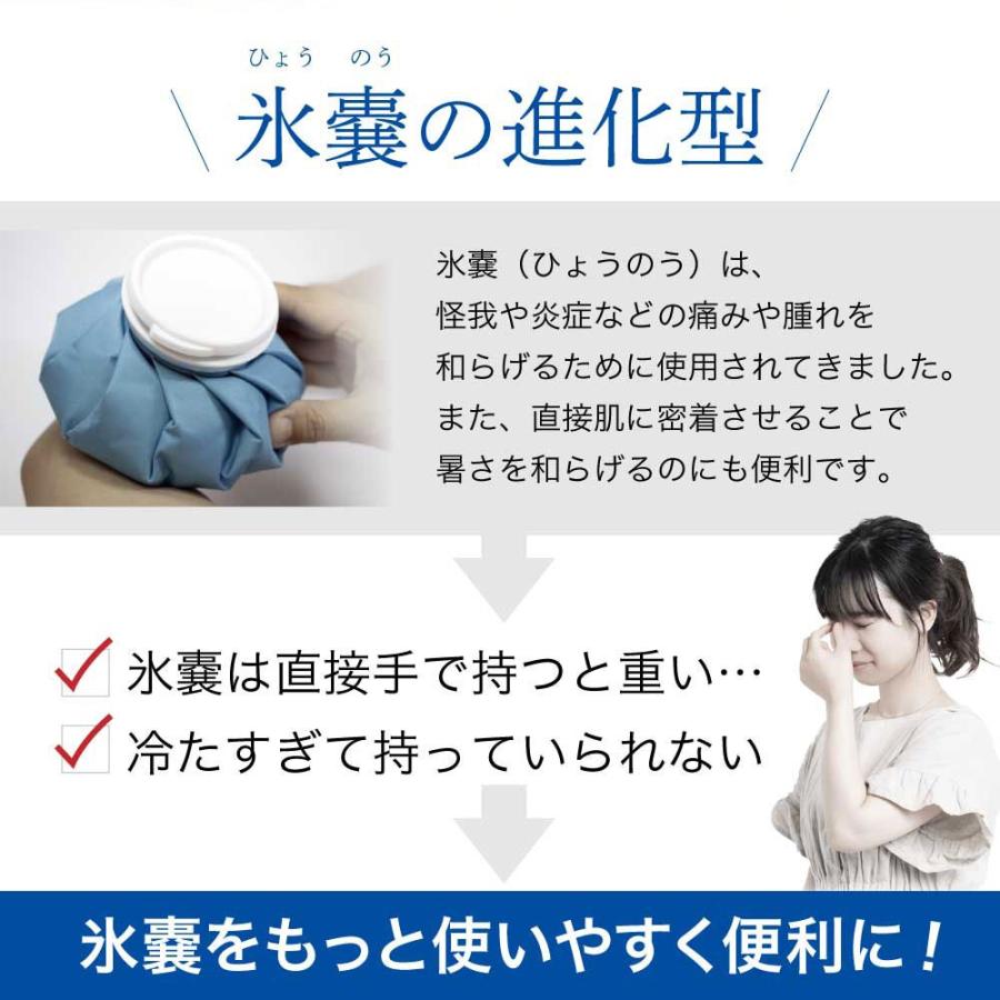 【U-COOL】ハンズフリー/アイスパック/氷のう/冷温対応/男女兼用/フリーサイズ