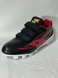 新品！SSK プロエッジ MC-VC ポイント 赤黒 左右非対象　野球　スパイク エスエスケイ】ポイントスパイク/プロエッジ/MC-VC/ESF4220VCF