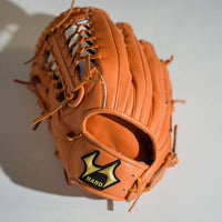 Hウェーブ 硬式 野球グローブ オレンジ ハードスポーツ】硬式グラブ/送料無料/HZ-50703/左投げ/オレンジ/OR/33