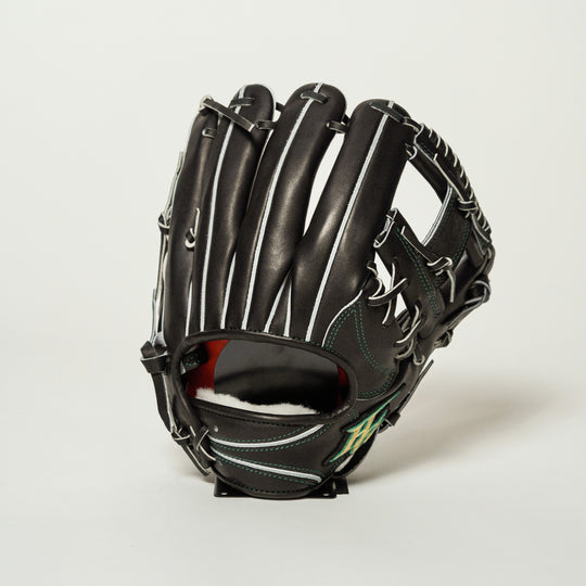 【ハイゴールド】硬式グラブ/内野手用/送料無料/KKG-2006/右投げ/ブラック/BLK/20/高校/野球対応/野球/グローブ/ミット