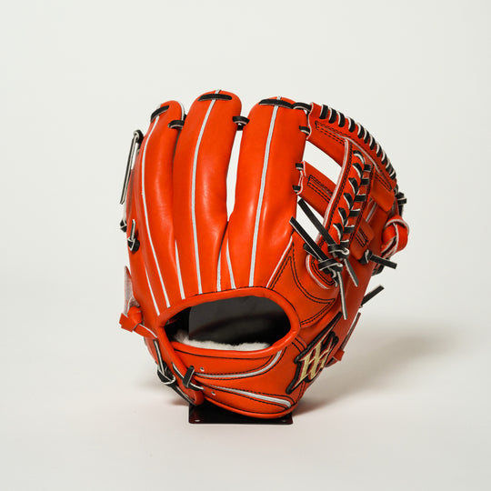 【ハイゴールド】硬式グラブ/内野手用/送料無料/KKG2005/右投げ/オレンジ/FORBLK/20/高校/野球対応/野球/グローブ/ミット