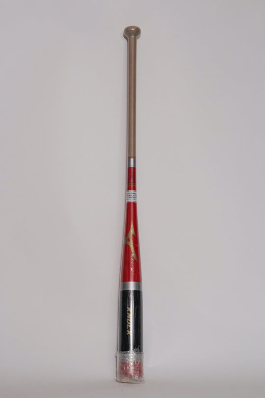 【ミズノ】ノックバット/木製 (朴)/レッド×ブラック/1CJWK14089/89cm/6209/89㎝/野球/バット