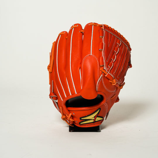 【サエキ】硬式グラブ/投手用/送料無料/115/右投げ/オレンジ/OR/20/高校/野球対応/野球/グローブ/ミット