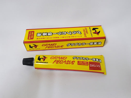 【ワールドペガサス】グラブメンテナンス/カラー保革油（チューブ式）/WEOGPC/22/Ｄオレンジ