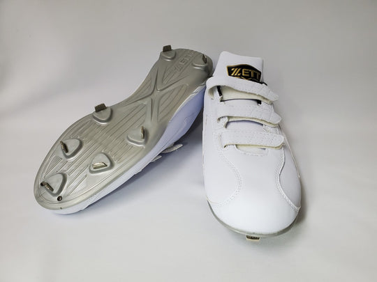 【ゼット】埋込みスパイク/限定/ウィニングロードWMB/マジックベルト式/BSR2296WMB/ホワイト/26.5cm