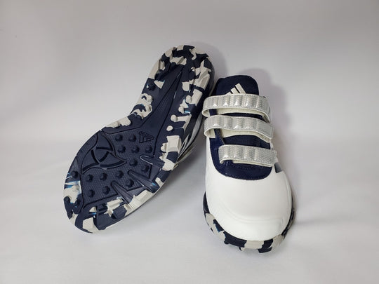 【アディダス】トレシュー/アディプアTR K AC/EG2410/ホワイト×ネイビー/22.5cm/野球/シューズ