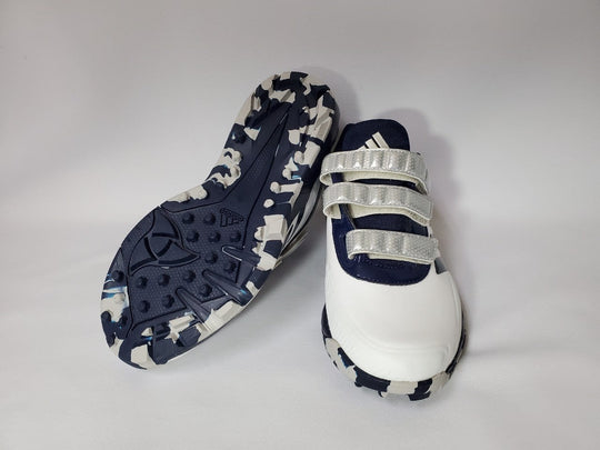 【アディダス】トレシュー/アディプアTR K AC/EG2410/ホワイト×ネイビー/23.0cm/野球/シューズ