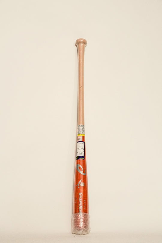 【アシックス】木製(メイプル)/BB18P1/レッド×ナチュラル/23F/85cm/野球/硬式/一般/バット