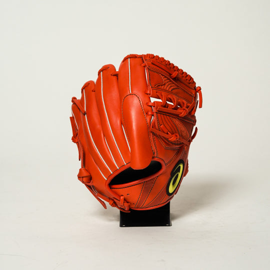 【アシックス】軟式少年グラブ/投手用/3124A118/右投げ/オレンジ/610/S/小/少年/野球/グローブ/ミット
