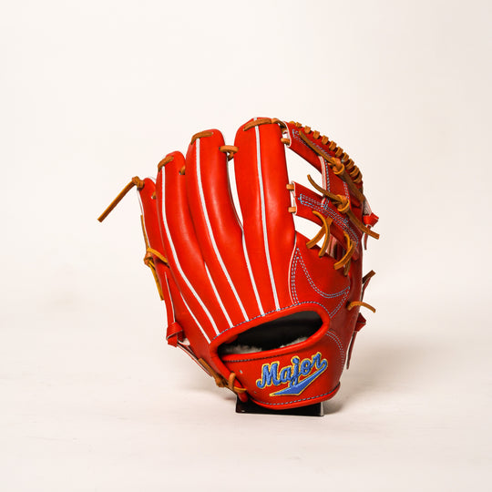 【Major】硬式グラブ /内野手用/オレンジ/060/MJW-K004/グローブ/野球/高校野球対応【Baseball Shop World Original】