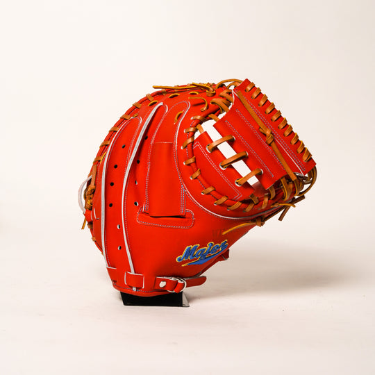 【Major】軟式グラブ /捕手用/オレンジ/060/MJW-N002/グローブ/野球【Baseball Shop World Original】