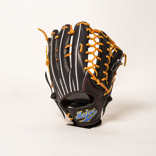【Major】軟式グラブ/外野手用/ブラック/005/MJW-N007/グローブ/野球【Baseball Shop World Original】
