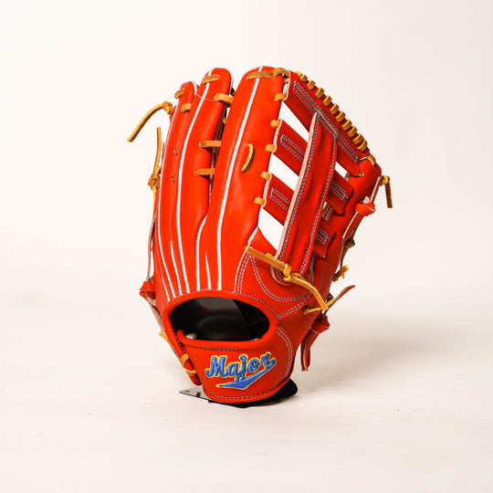 【Major】軟式グラブ/外野手用/オレンジ/060/MJW-N008/グローブ/野球【Baseball Shop World Original】